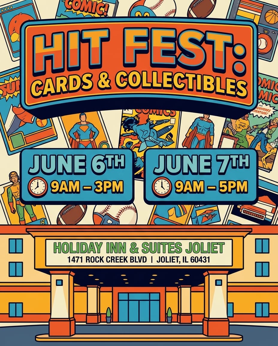Hit Fest: Cards & Collectibles Event – Joliet IL (June 6–7, 2026)